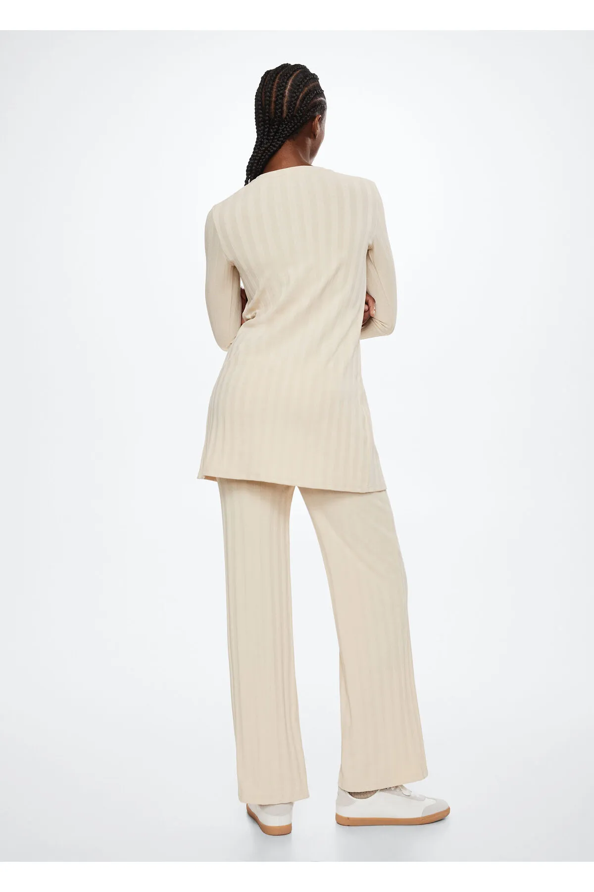 MANGO  Beige Damenhose 37065968