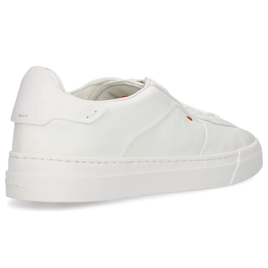 Santoni - Sneaker low DARTS Kalbsleder - weiß