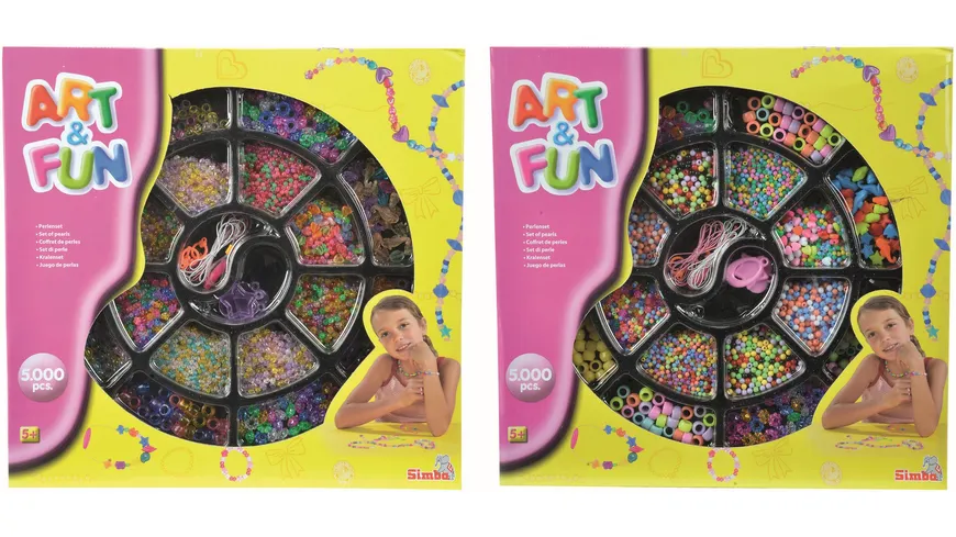 Simba - Art und Fun - Perlenschmuck Set, 2-sort.