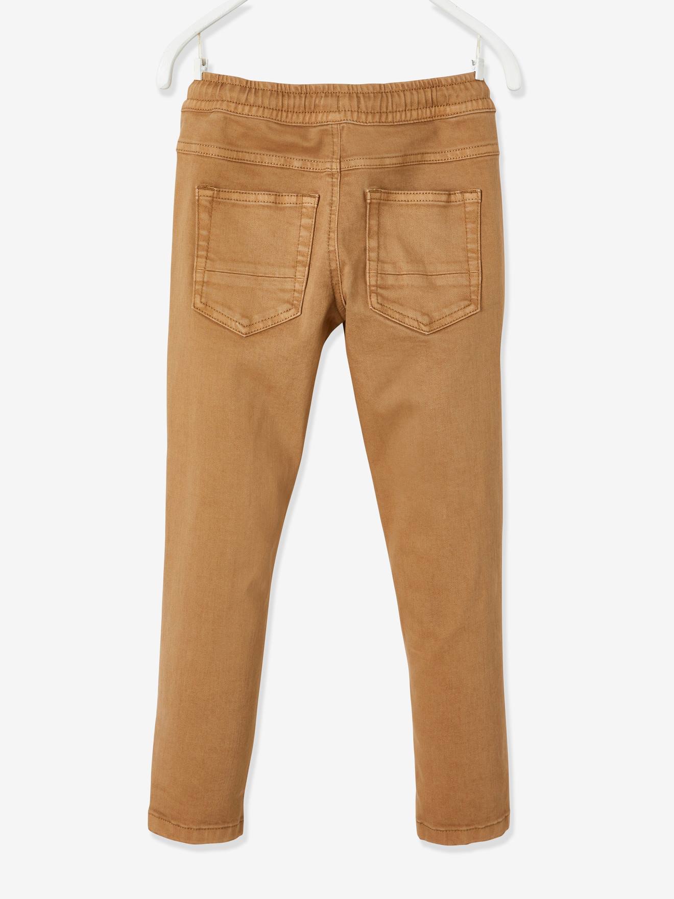 Vertbaudet Jungen Hose, Schlupfbund Oeko Tex - beige