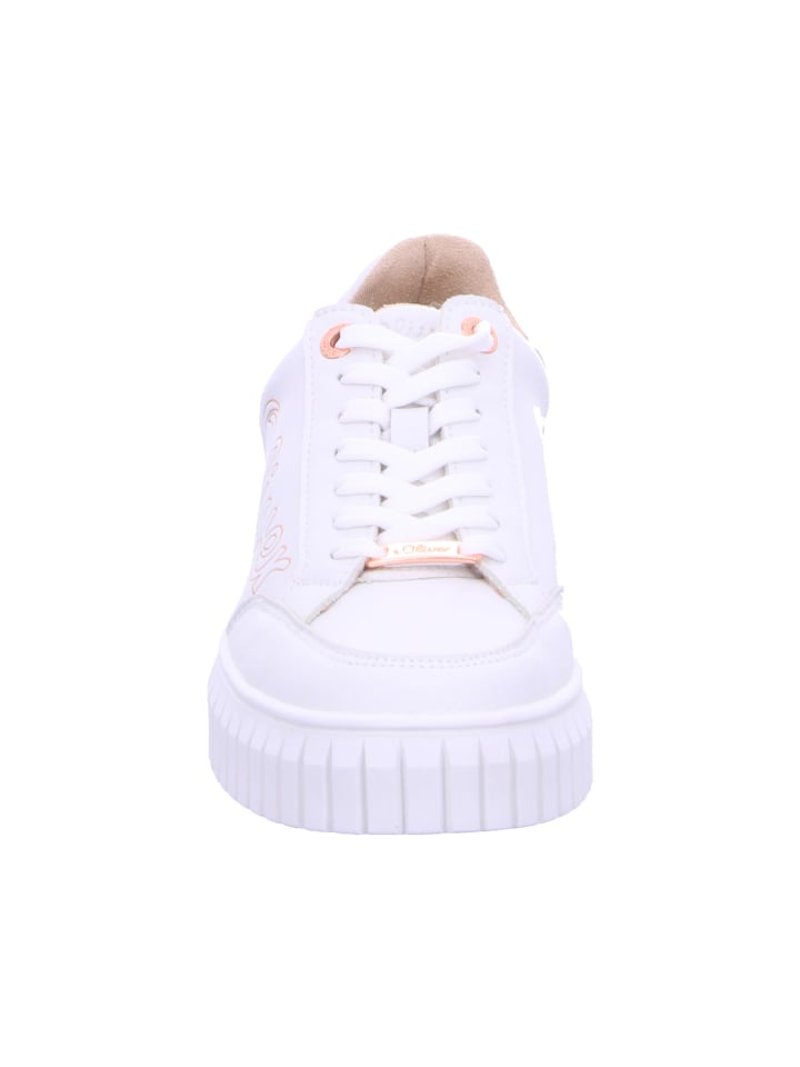 s.Oliver Schnürschuhe in WHITE/ROSEGOLD günstig kaufen