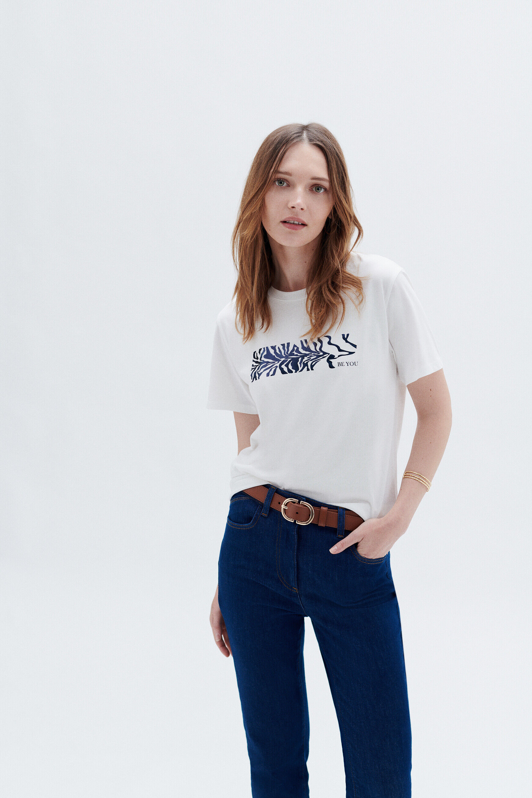 T-shirt tahis blanc femme