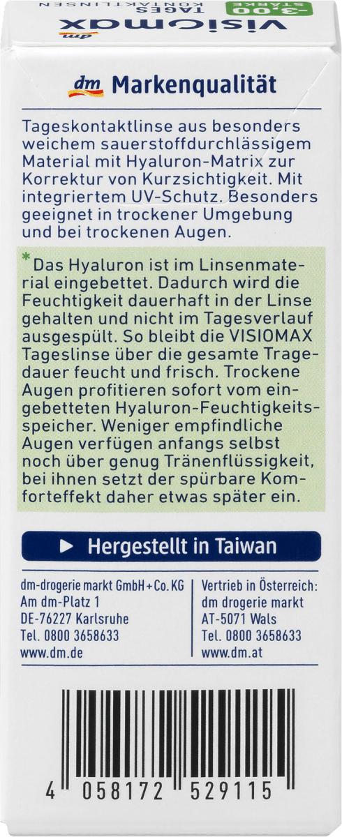 Tageslinse -3,00, 8 St