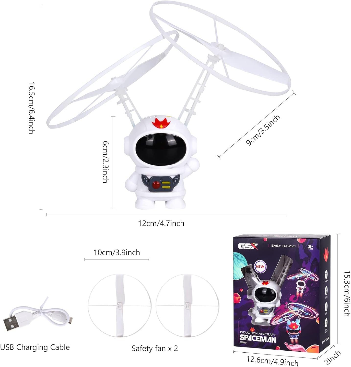 autolock drohne kinder flying spinner Fliegende Spielzeug,Fliegender Astronaut Zubehör Drohne