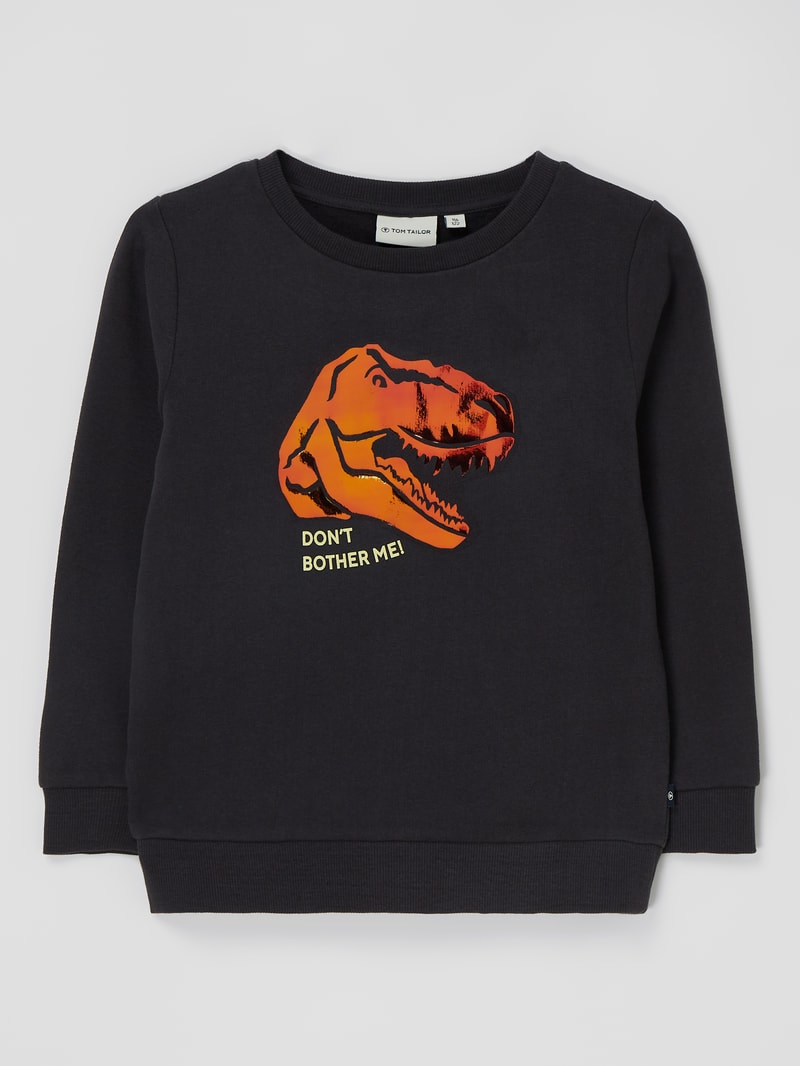 Sweatshirt aus Baumwolle in graphit