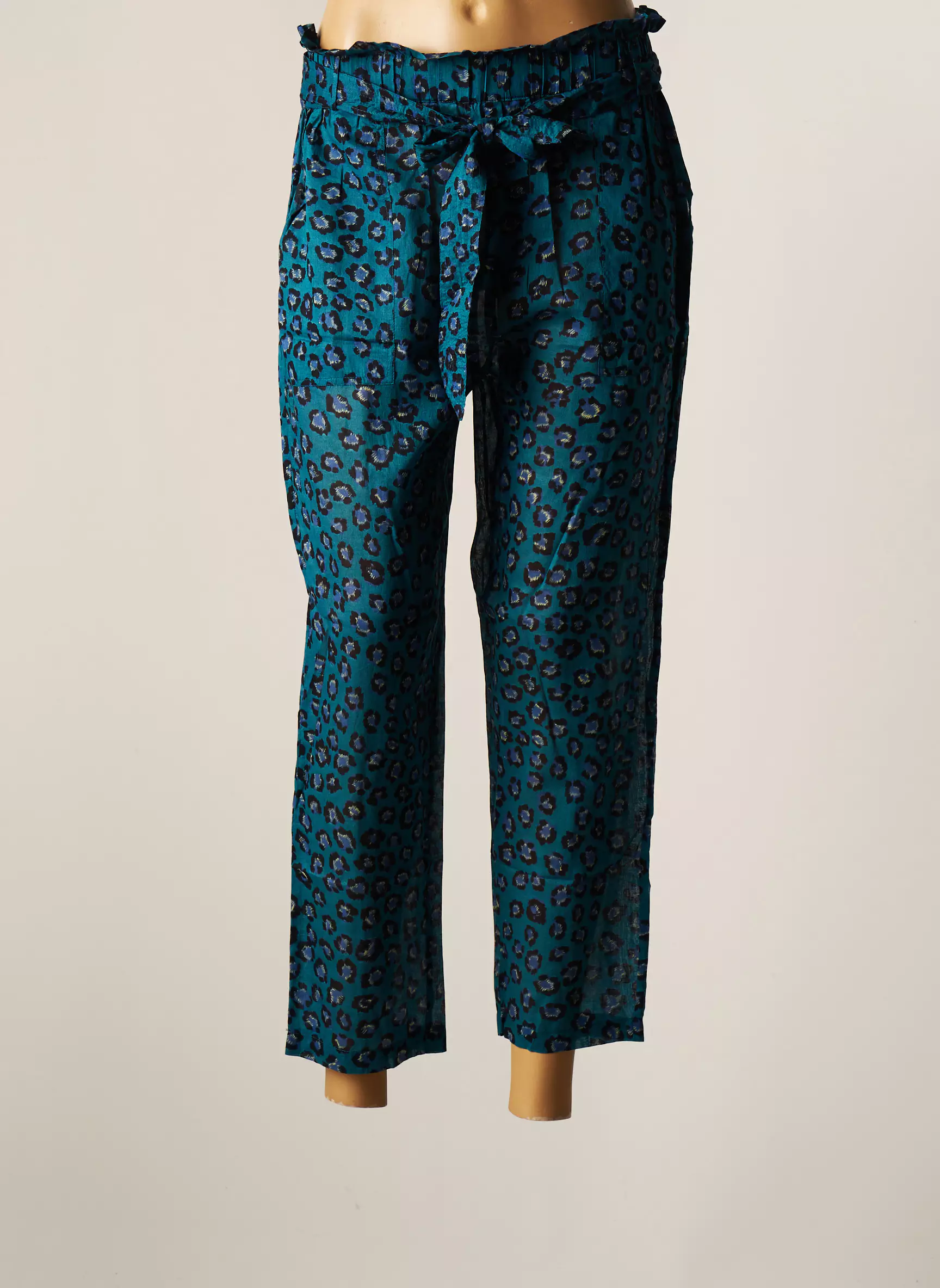 Hod Pantalon7 8 Femme couleur bleu