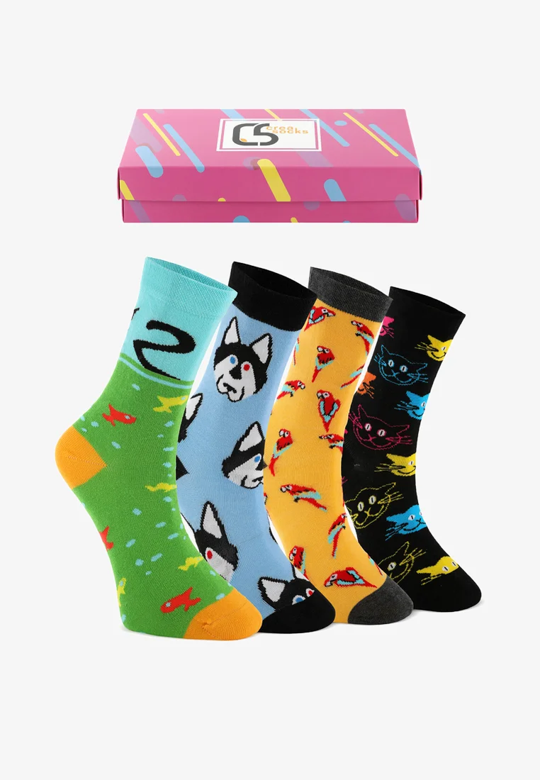 Calcetines Crea PACK DE 4 ANIMALES - Calcetines