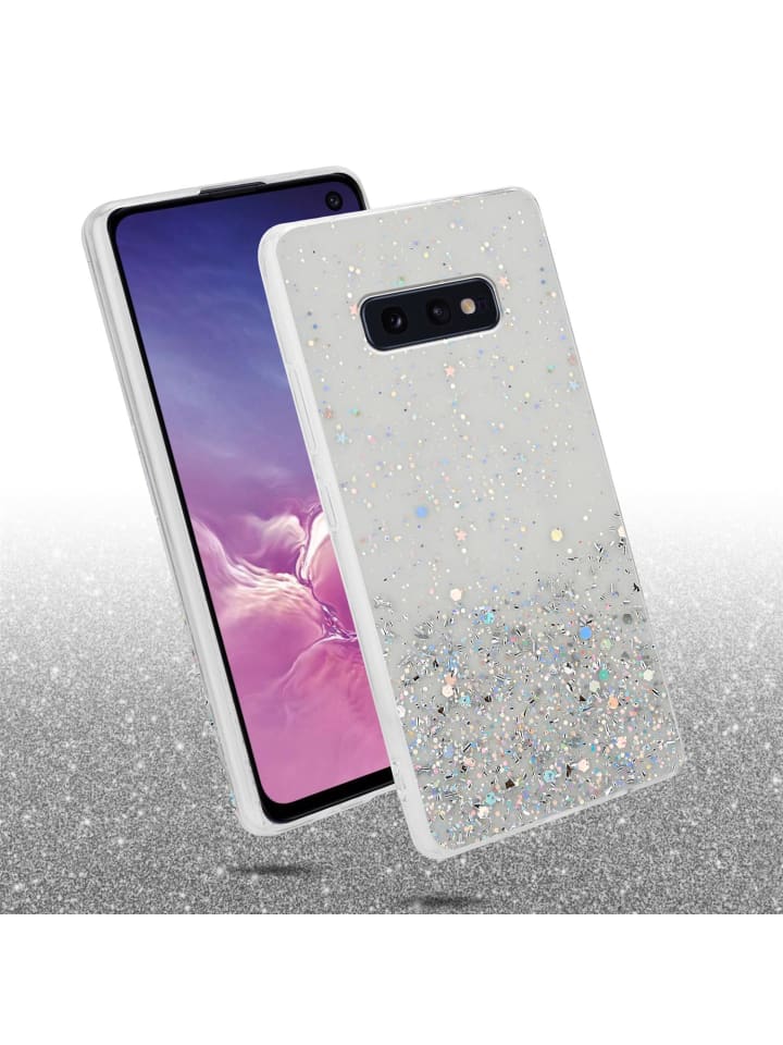 cadorabo Hülle für Samsung Galaxy S10e Glitter in Transparent mit Glitter günstig kaufen onesize