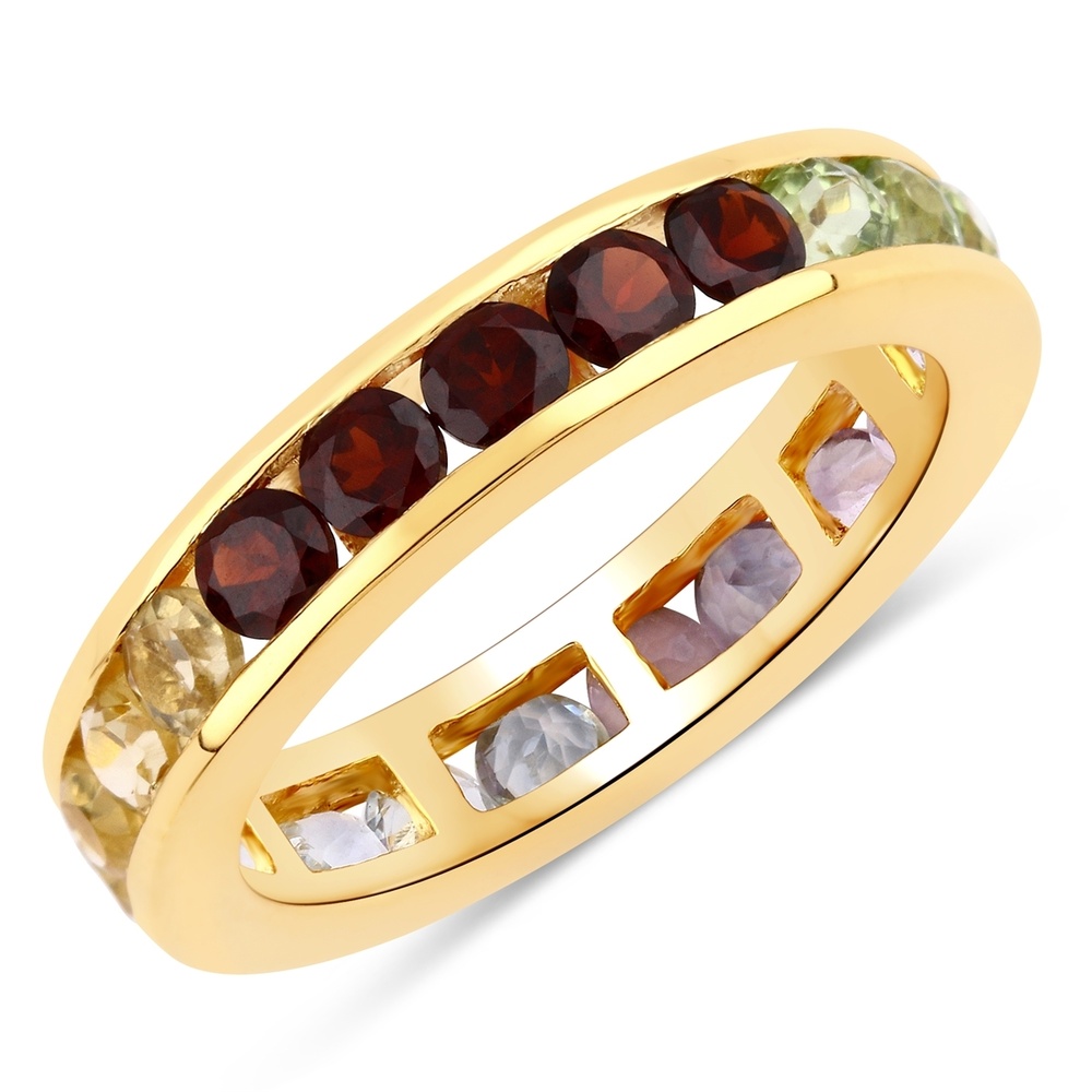 Rafaela Donata Bague Argent sterling Améthyste en Or jaune Bague
