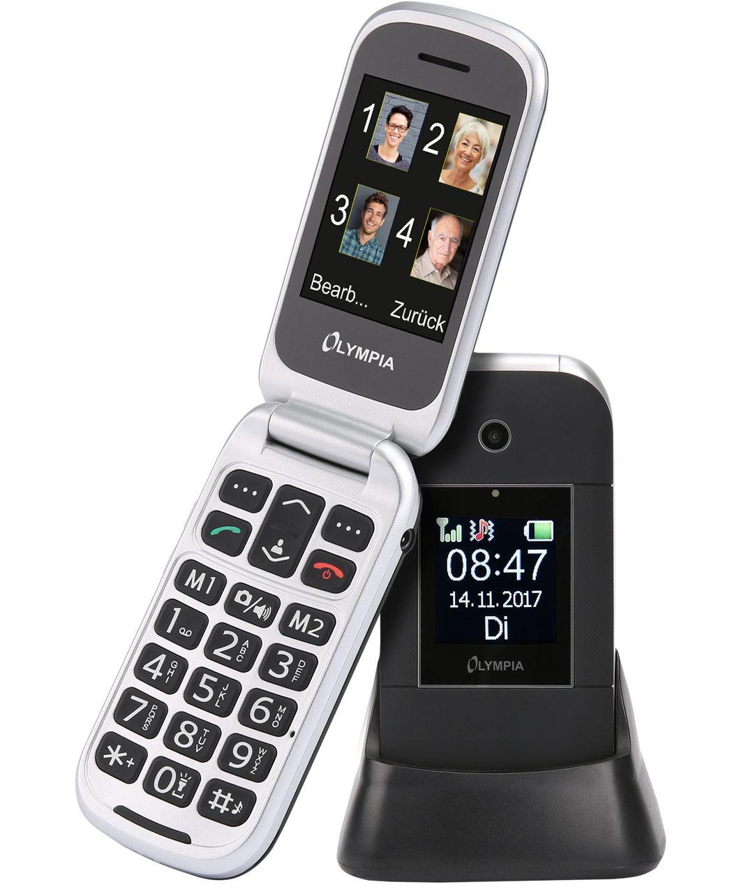 Olympia Mobiltelefon Janus, schwarz*