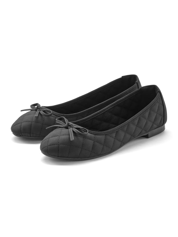 LASCANA Ballerina in schwarz günstig kaufen