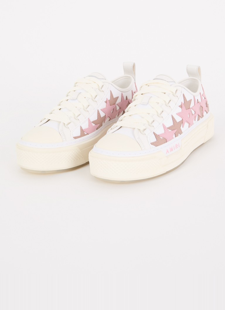 AMIRI  Stars Court sneaker van mesh met leren details