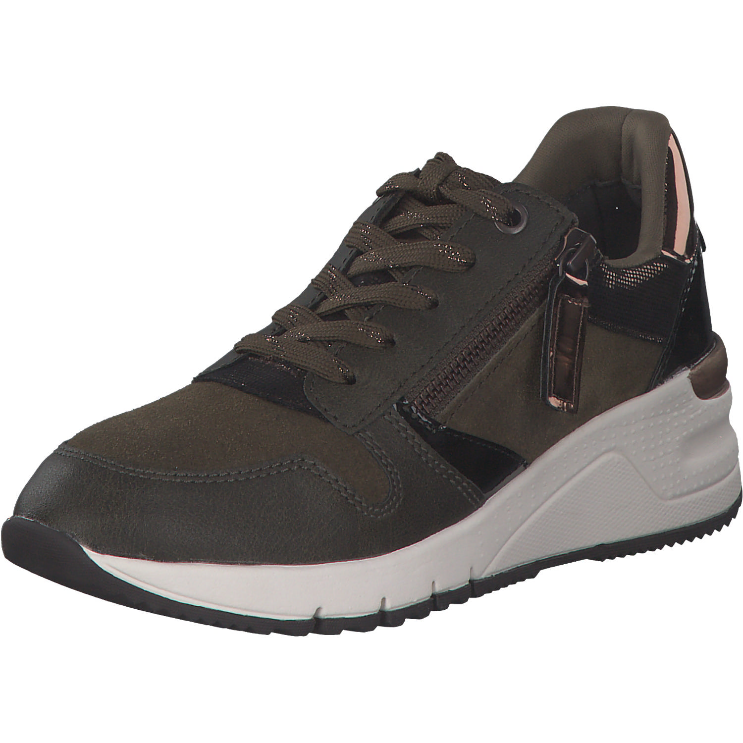 Tamaris 23702, Sneakers Low, Damen, KHAKI COMB