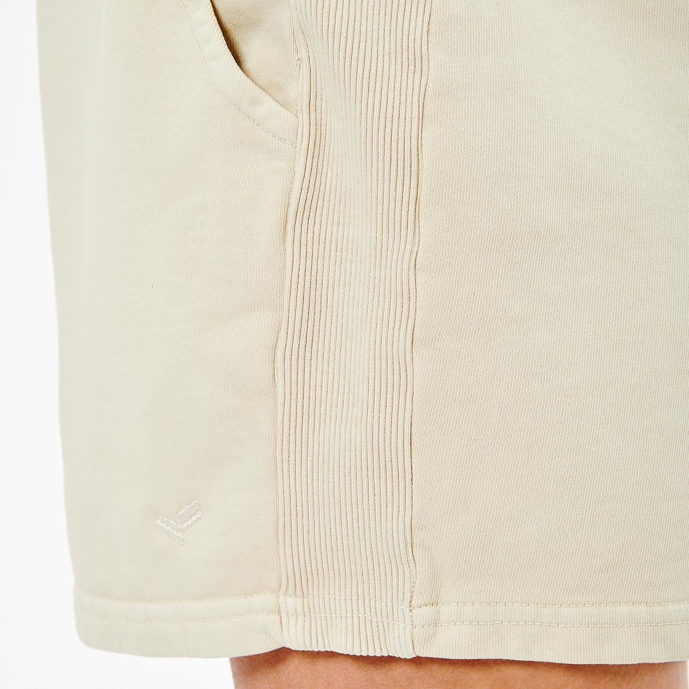 APRIL  Short beige femme 100% coton