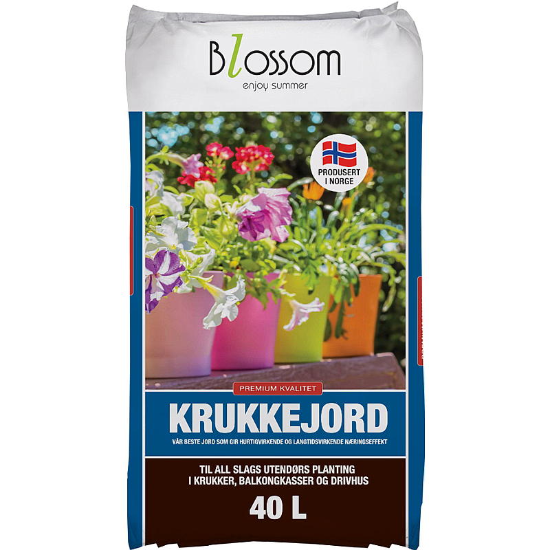 Blossom Krukkejord 40 l, Blossom