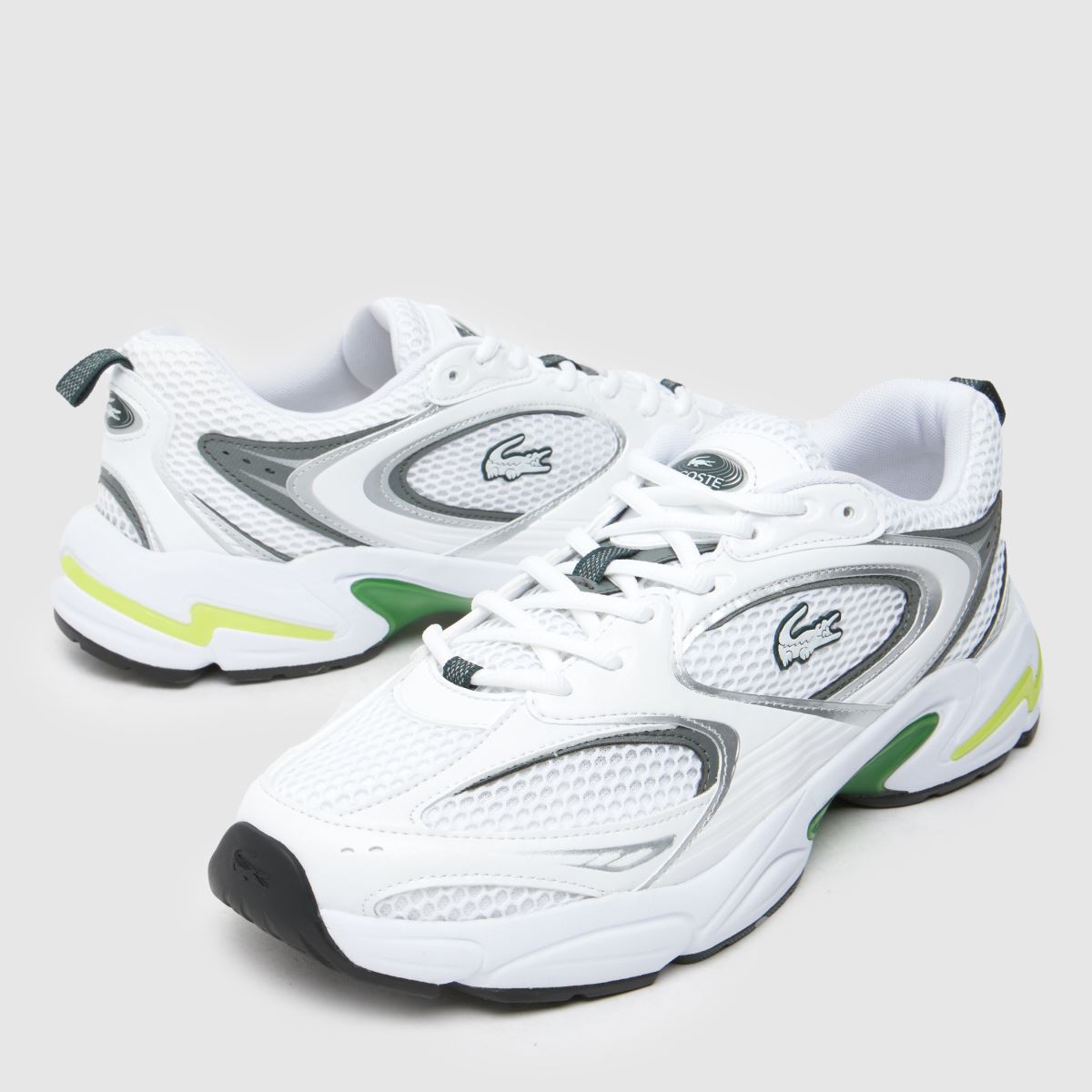 Lacoste Storm 96 2k – Vitt och grönt – Sneakers