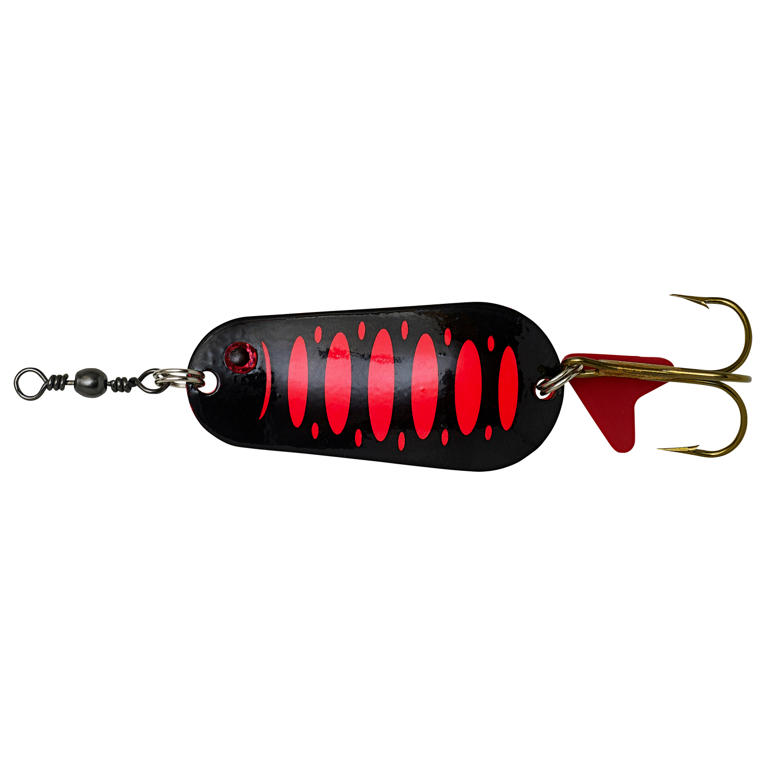 Effzett Blinker Standard Spoon (Fluo Red/Black UV)