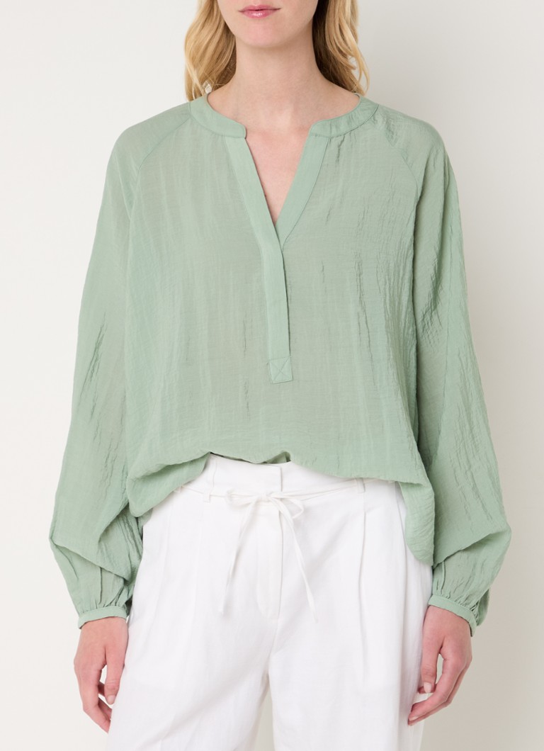 OPUS Frapina tunic with balloon sleeves