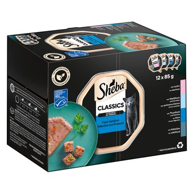 Multipack Sheba Varietäten Schälchen 12 x 85 g