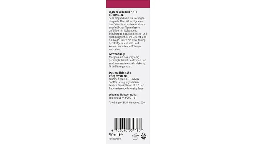 Sebamed Anti-Rötungen Tagespflege 50 ml