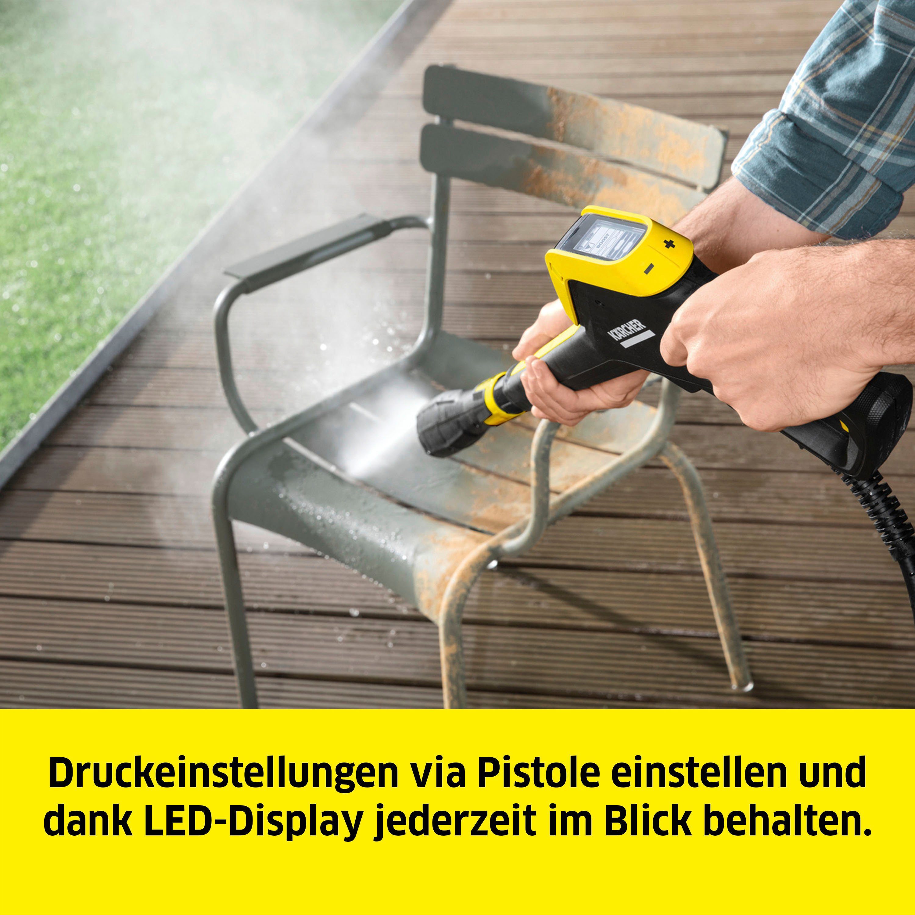 KÄRCHER Hochdruckreiniger K 7 Smart Control, Druck max: 180 bar, Fördermenge max: 600 l/h, Bluetooth zur Home & Garden App