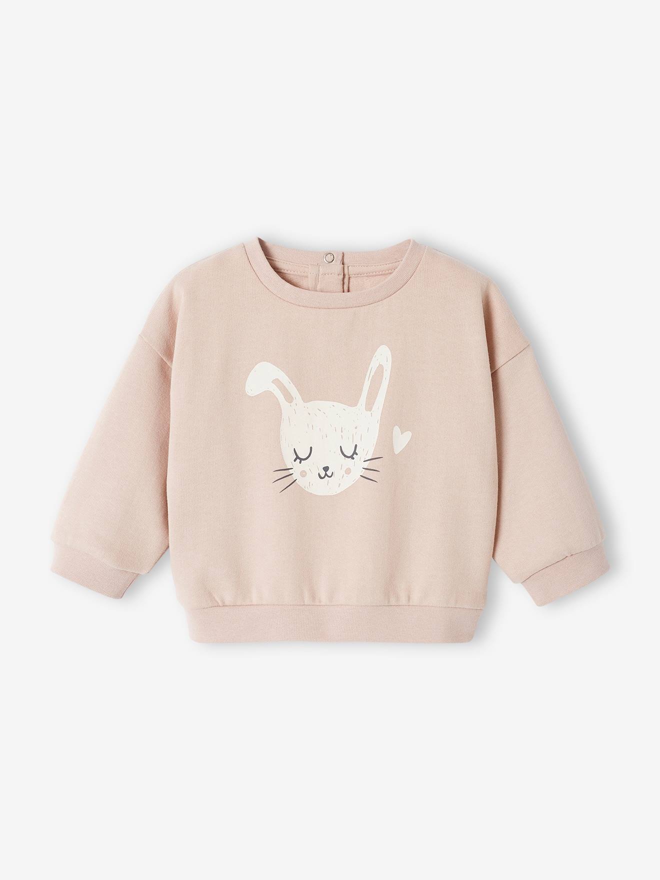 Sweat basics bébé imprimé bleu ardoise