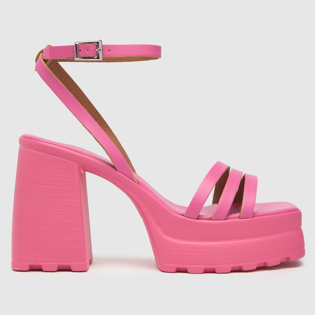 Schuh Sofia platformos magassarkú rózsaszínben