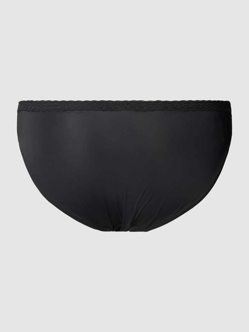 Slip mit Spitze in schwarz