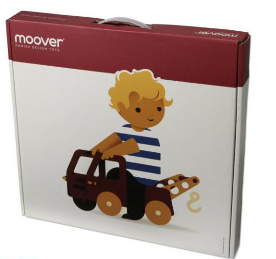 MOOVER Toys Baby Lastwagen (natur) ohne Abschlepphacken / baby truck natural