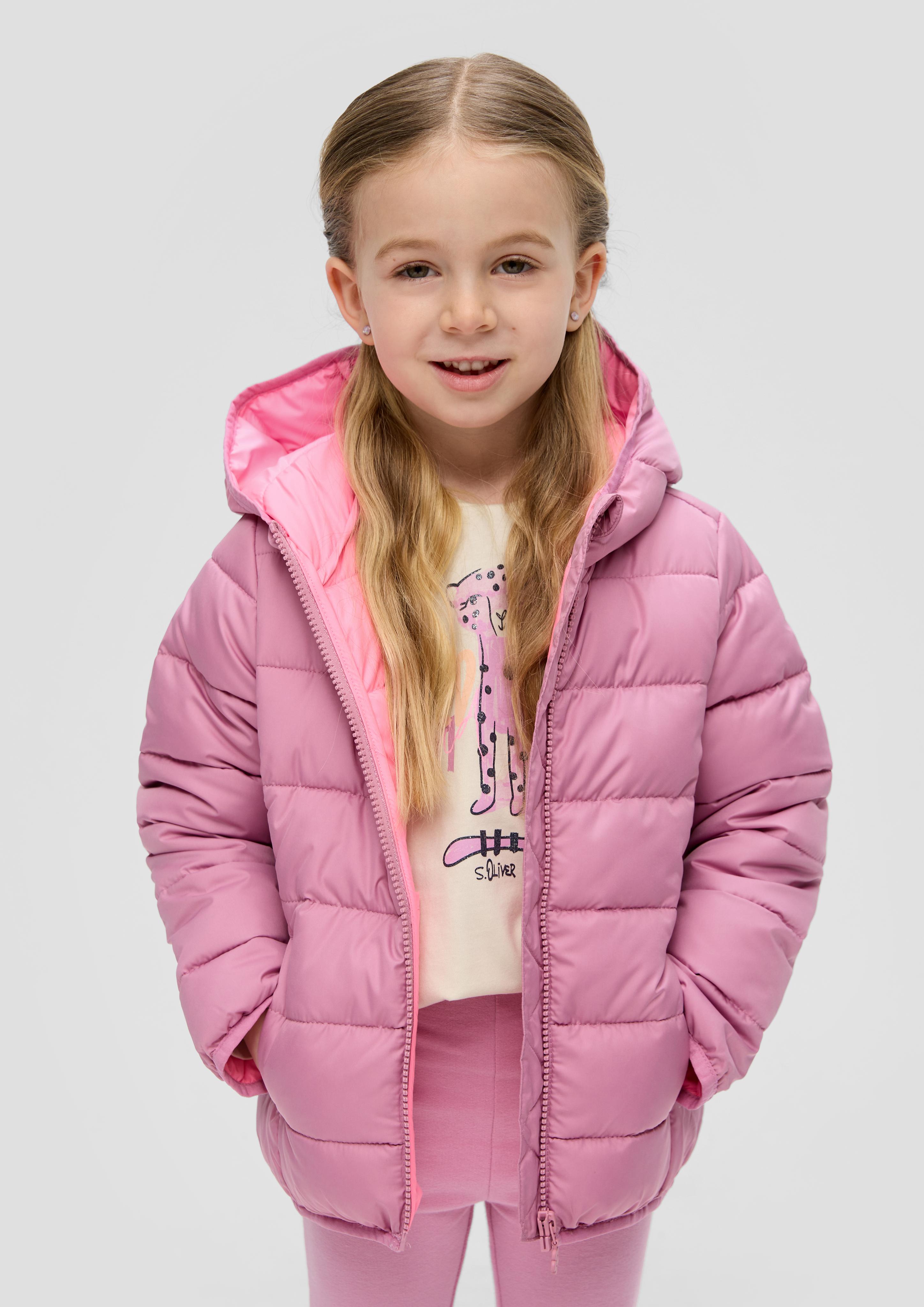 Steppjacke mit dekorativem Reflektor-Detail  2140034-4410