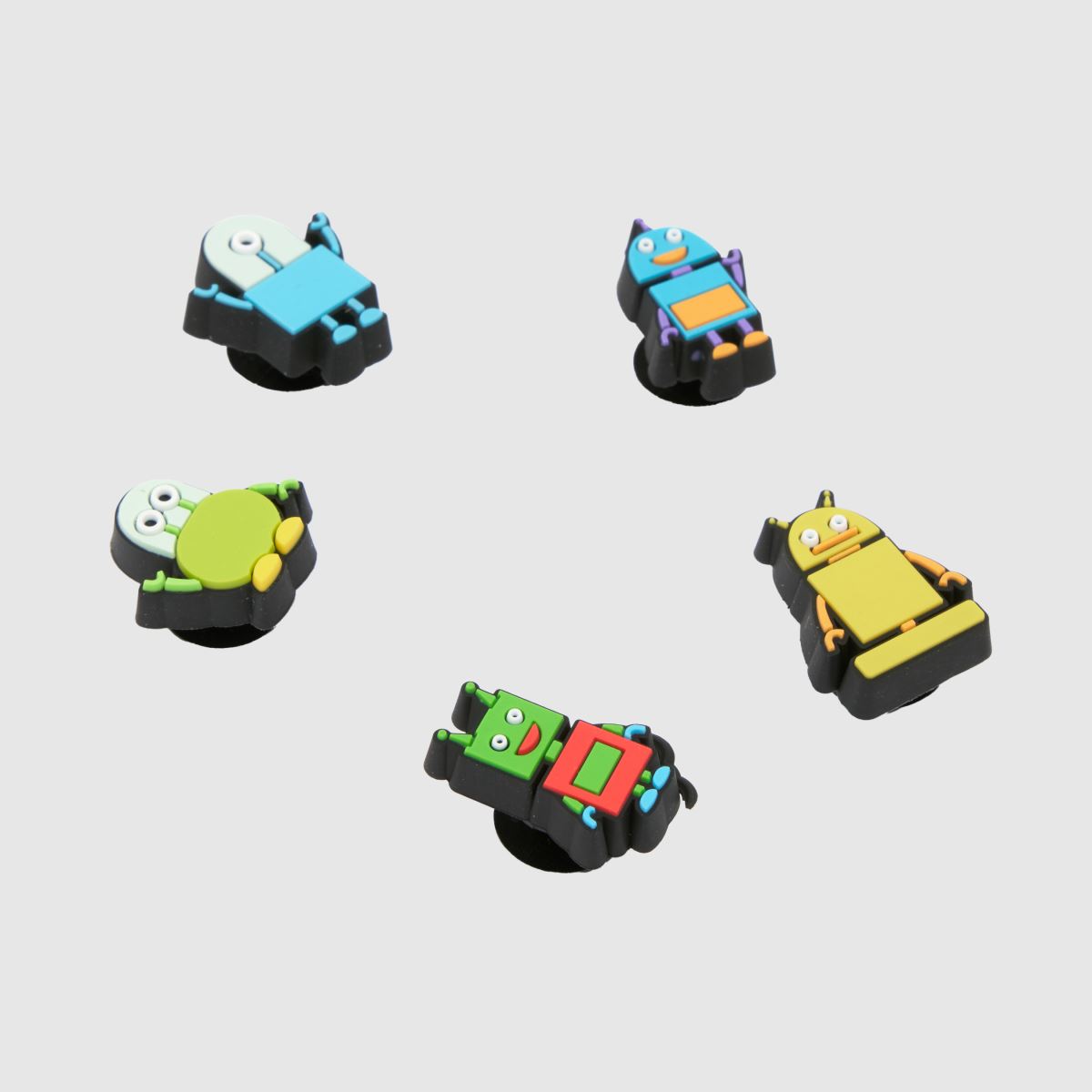 Crocs multi-jibbitz robot-crew 5-pack