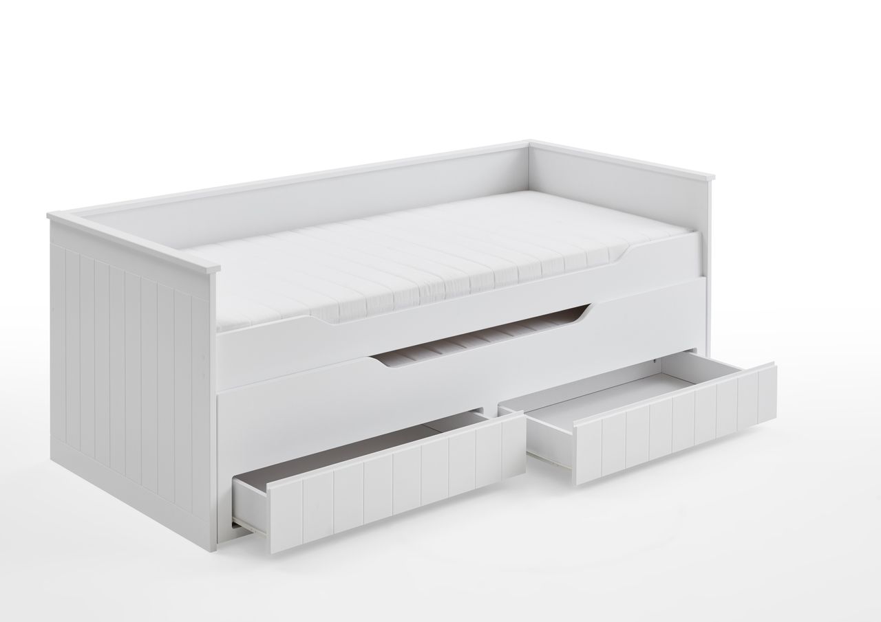 Relita Funktionsbett RONNY 2 Liegeflächen und 2 Schubladen