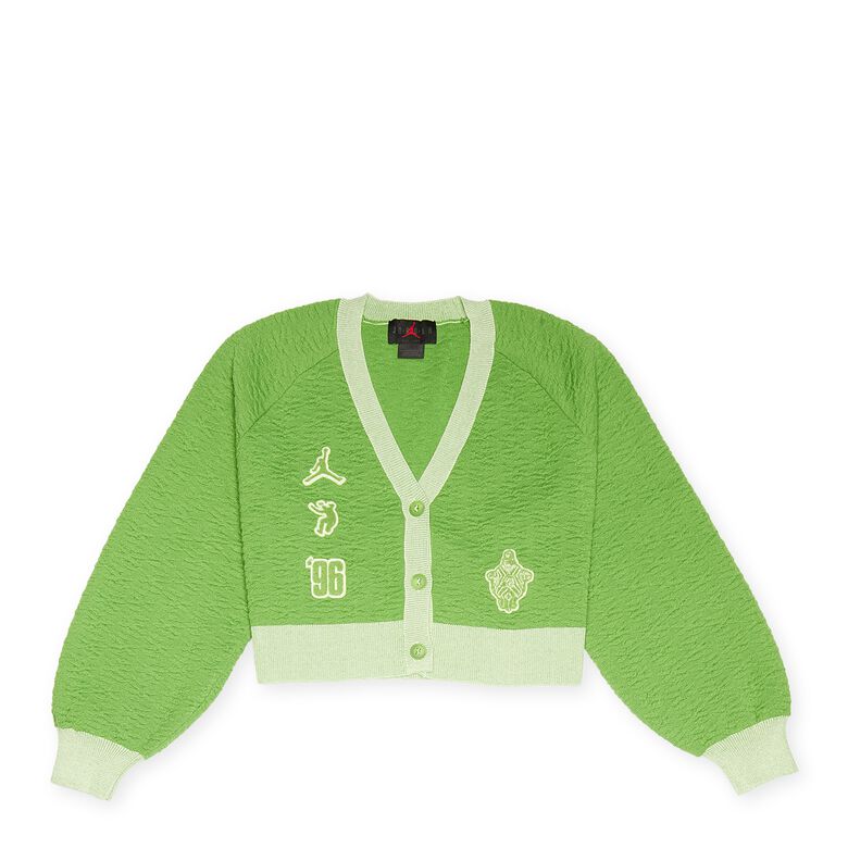 JORDAN x UNION x Bephie's Beauty Supply Cardigan chlorophyll/lime ice