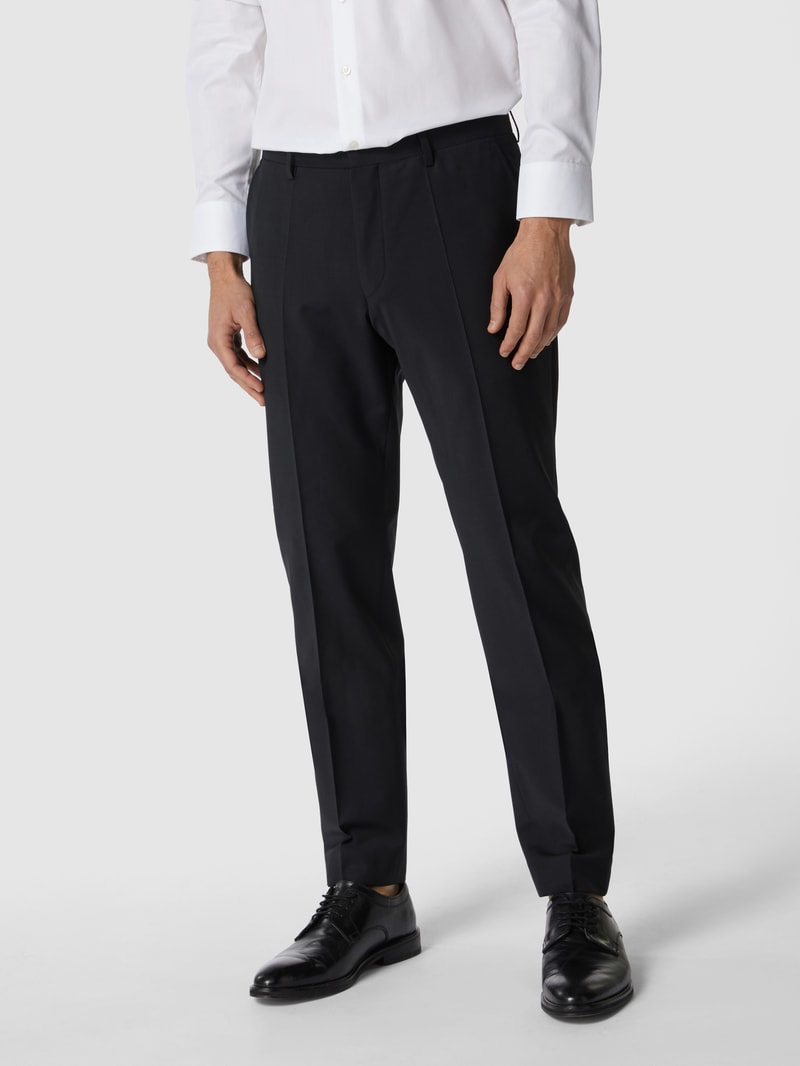 Anzughose mit Stretch-Anteil in schwarz
