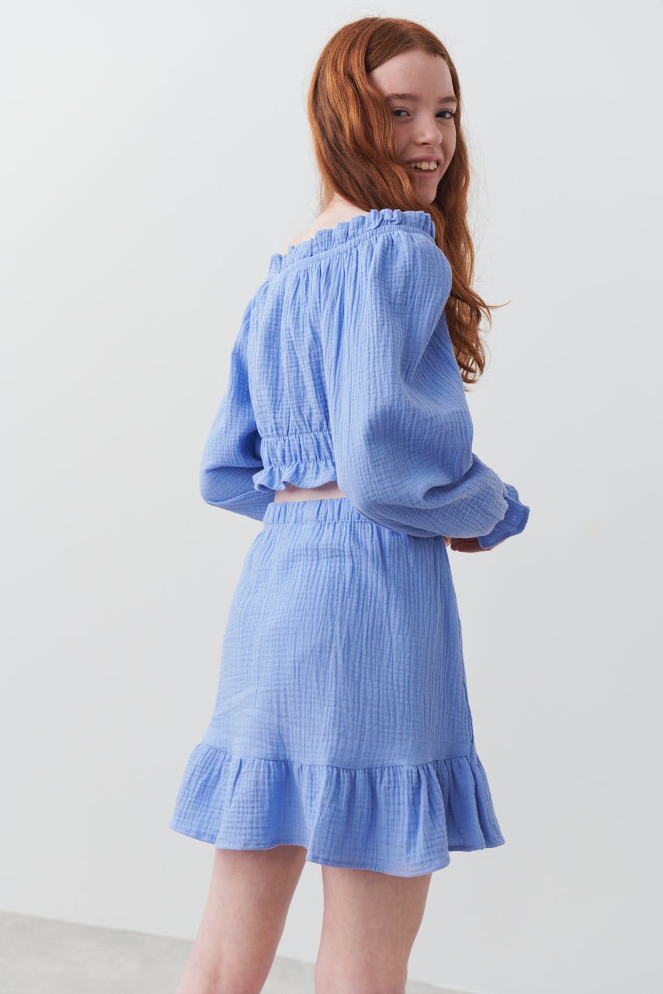 Y gauze skirt