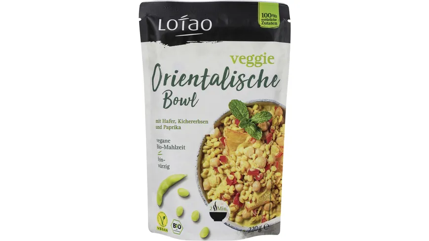 LOTAO Bio Veggie Orientlische Bowl 220 g