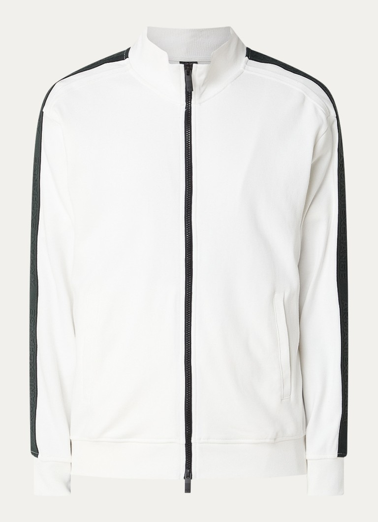 Armani Exchange sporta krekls ar logotipa joslu un sānu kabatām