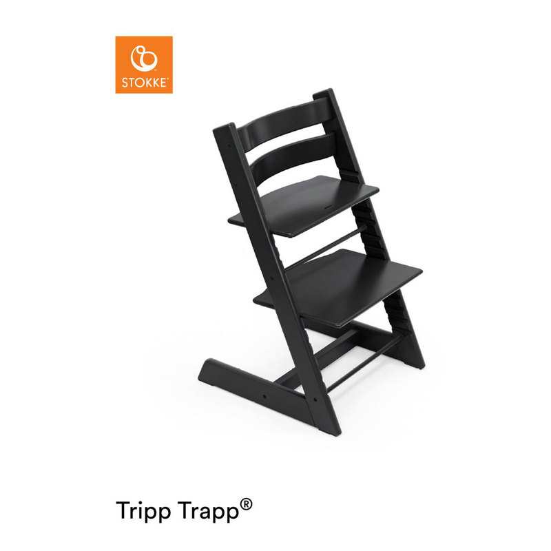 Chaise haute Tripp Trapp noire Stokke