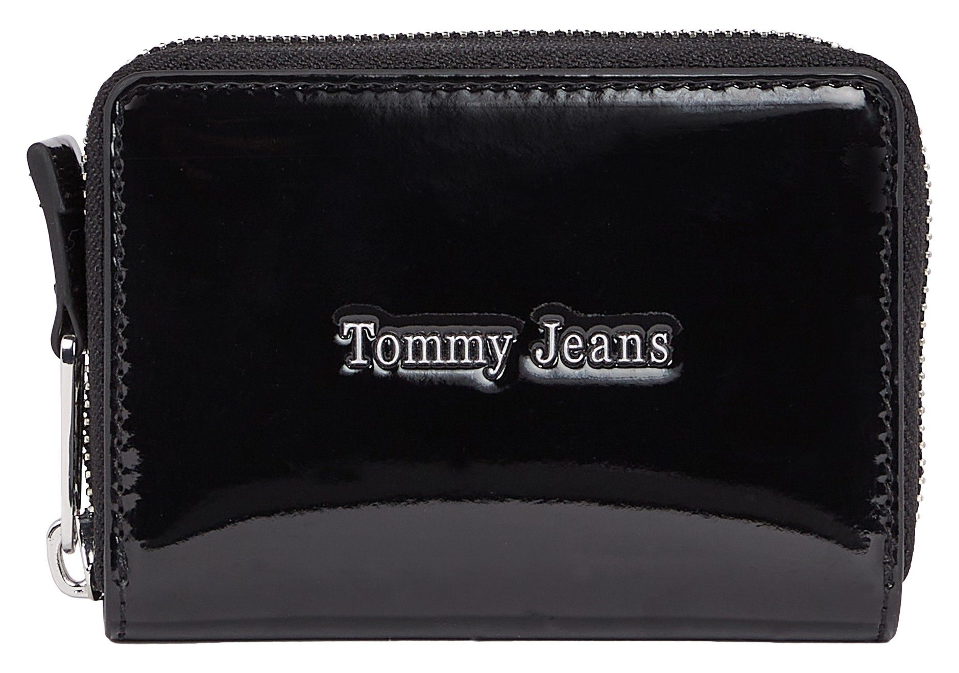 Tommy Jeans Geldbörse TJW MUST SMALL ZA PATENT, mit dezentem Markenlogo vorne