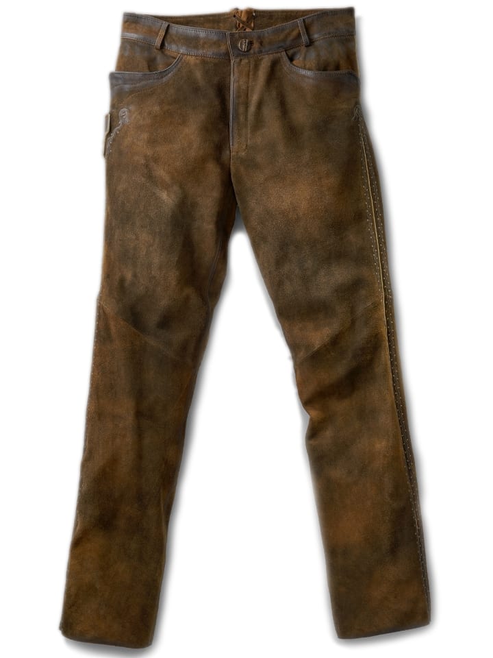MADDOX Lederhose BENI in braun günstig kaufen