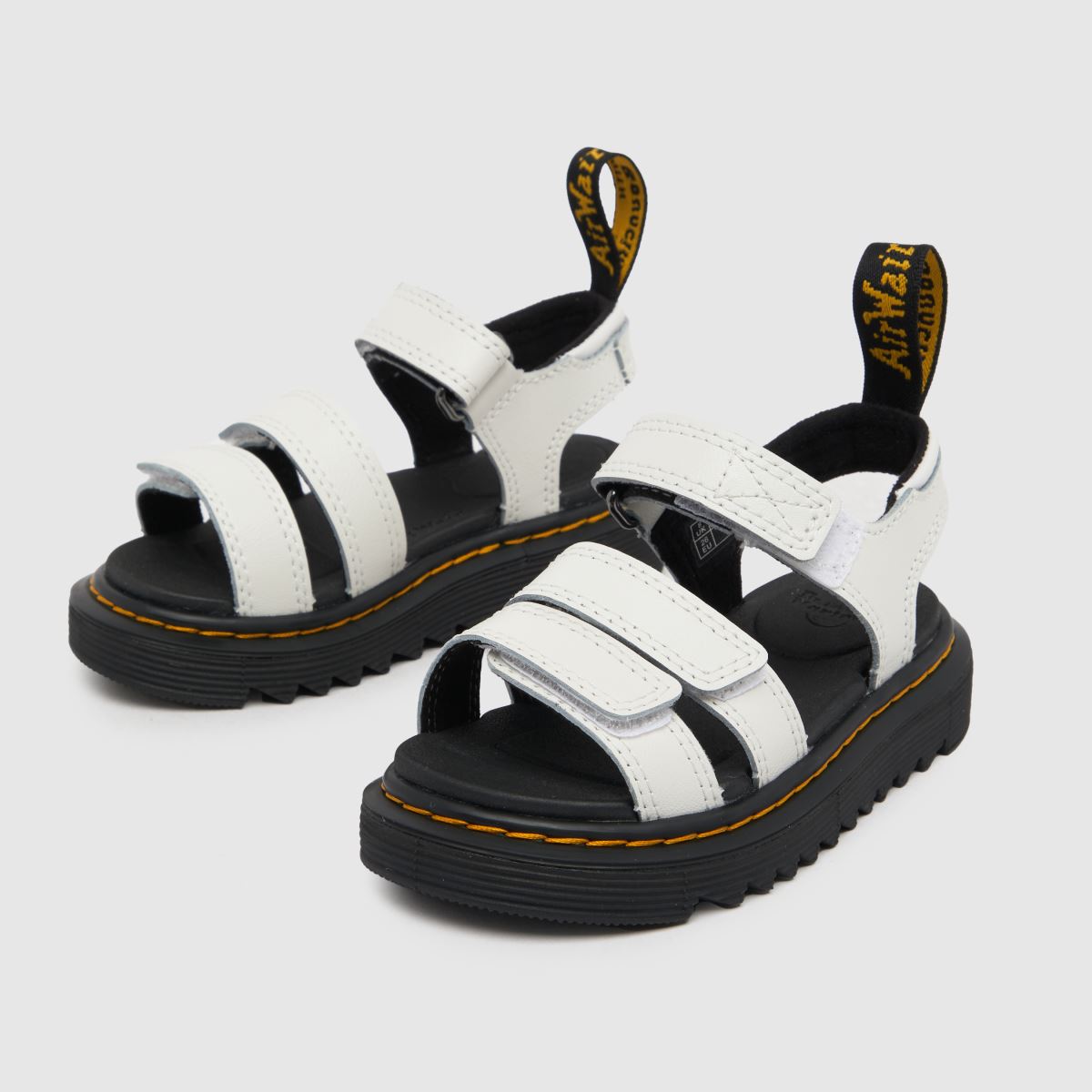 Dr. Martens fehér klaire kisgyermek szandál
