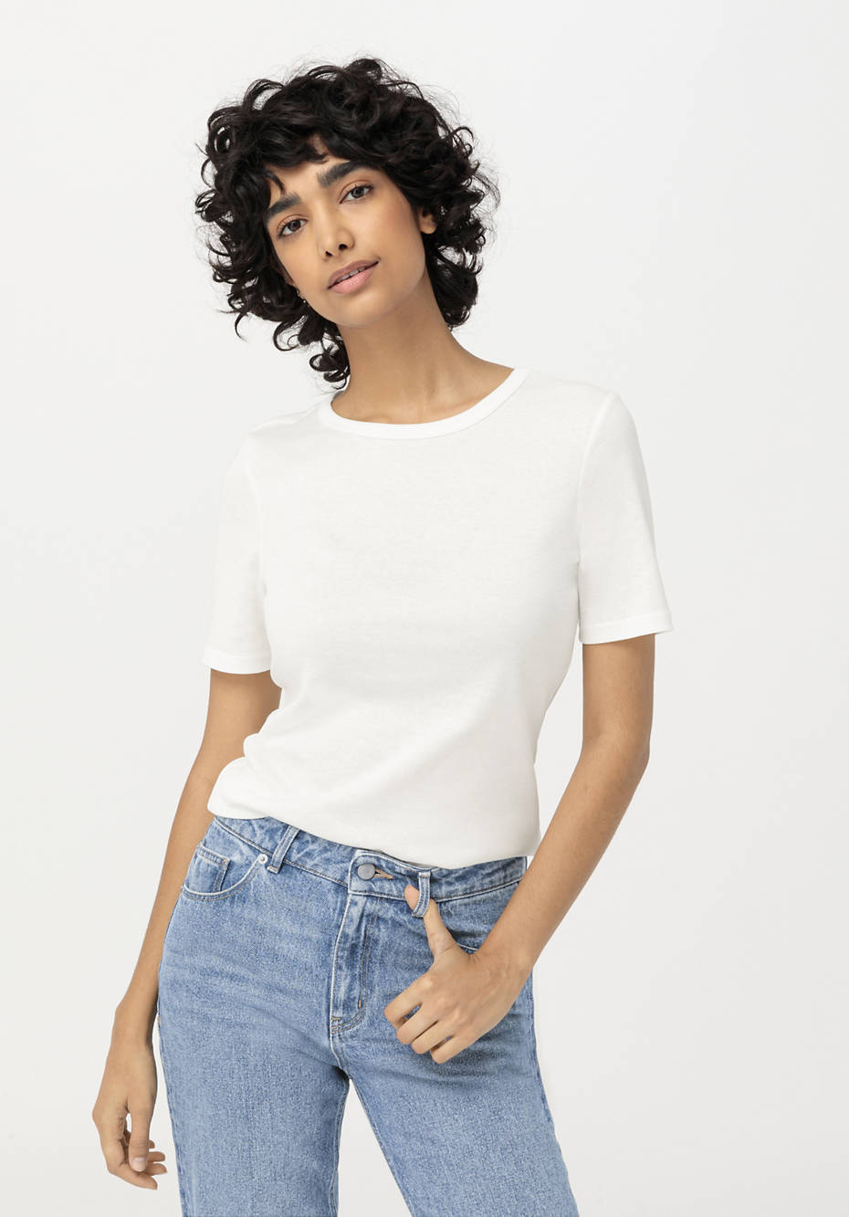 Kurzarm-Shirt aus reiner Bio-Baumwolle
