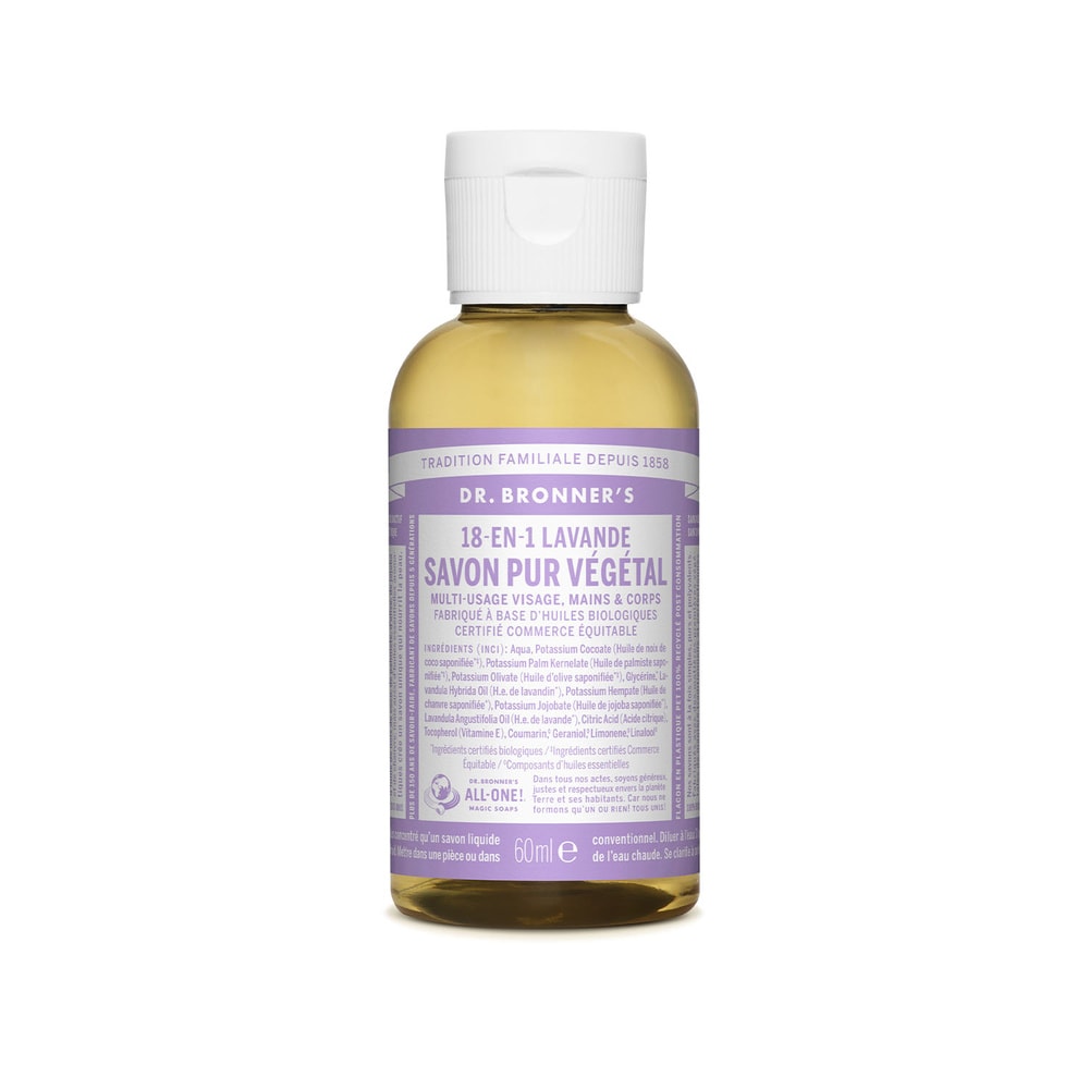 Dr Bronner's Dr Bronner's - Savon liquide Lavande - 60ml Savon liquide