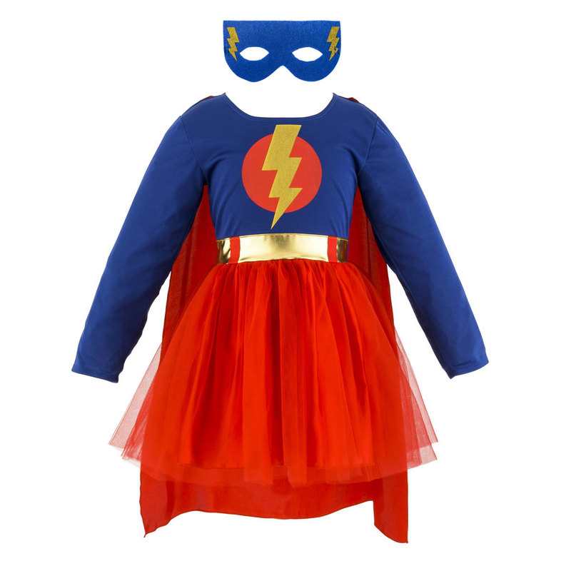 Déguisement robe de super héros 8-10 ans Oxybul