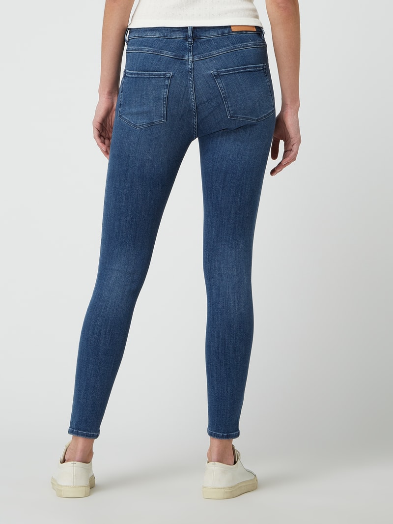 Slim Fit Jeans mit Stretch-Anteil in dunkelblau