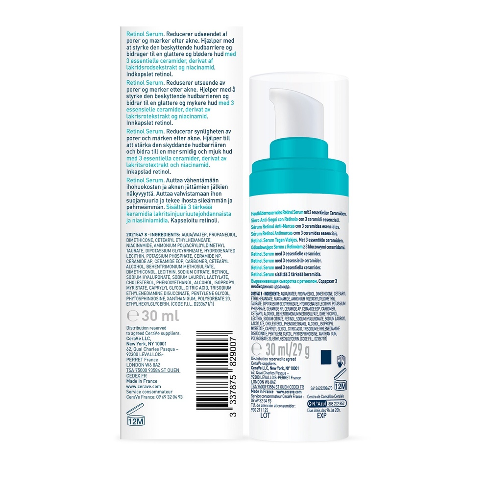 CeraVe Acné Sérum Rétinol Anti-Marques 30 ml