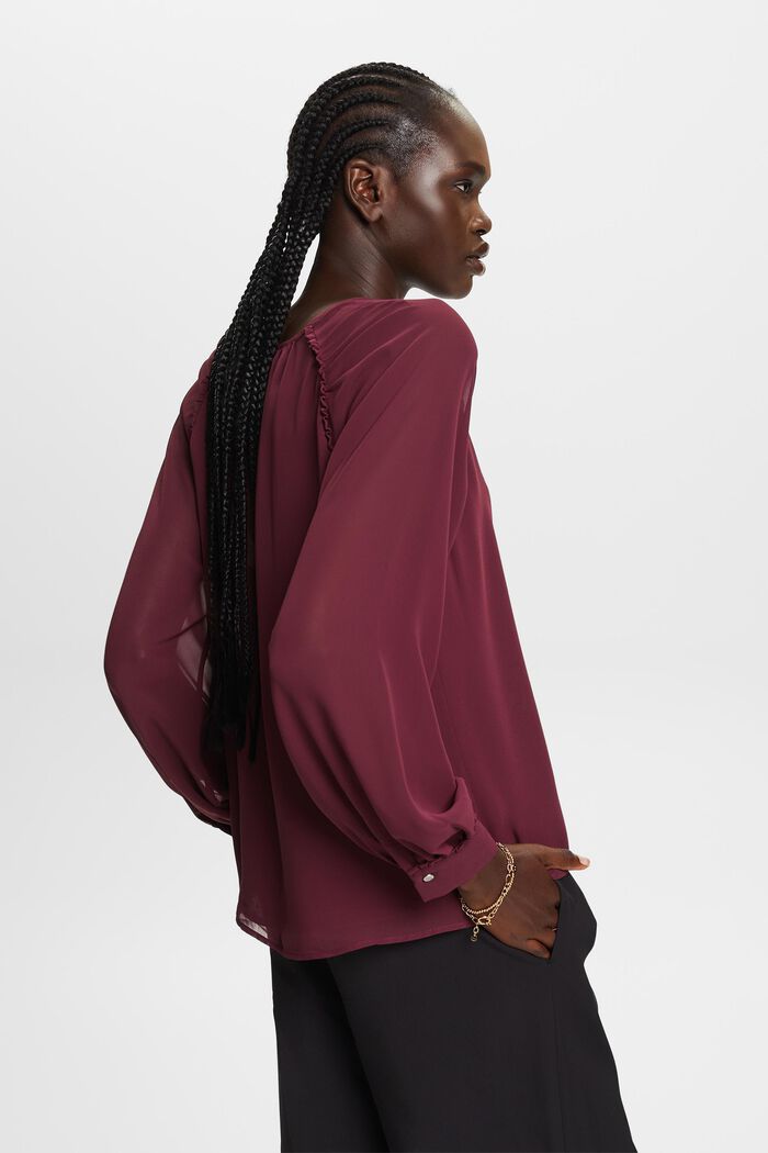 Recycelt: Chiffonbluse
