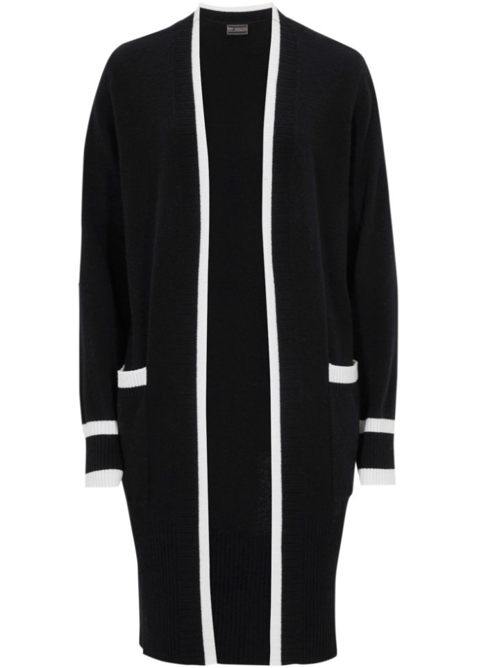 Wollstrickjacke mit Good Cashmere Standard®-Anteil