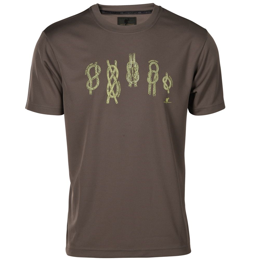 Wolf Camper Knots Grey Herren T-Shirt