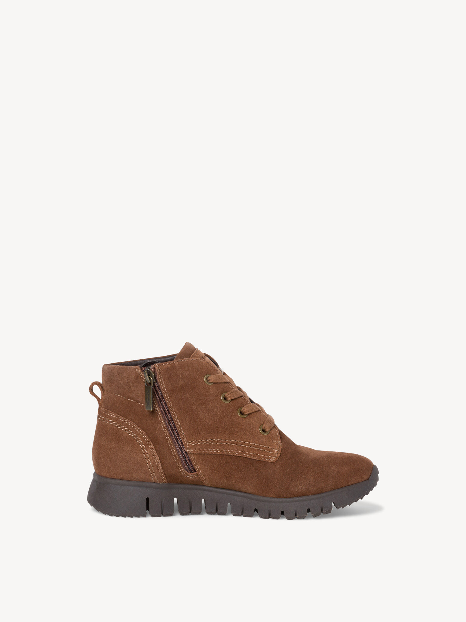 Bottine en cuir - marron